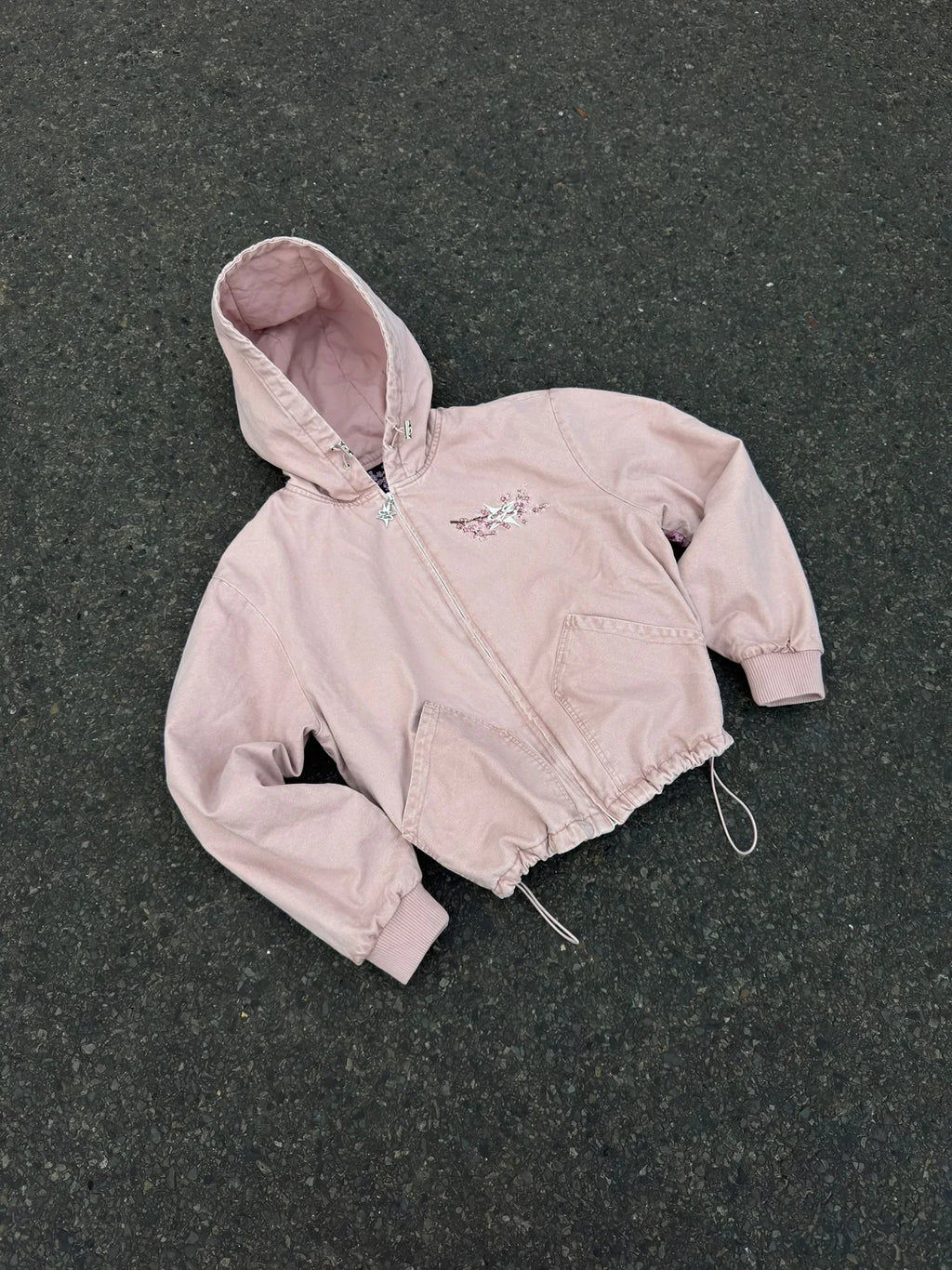 Cherry Blossom Embroidered Jacket