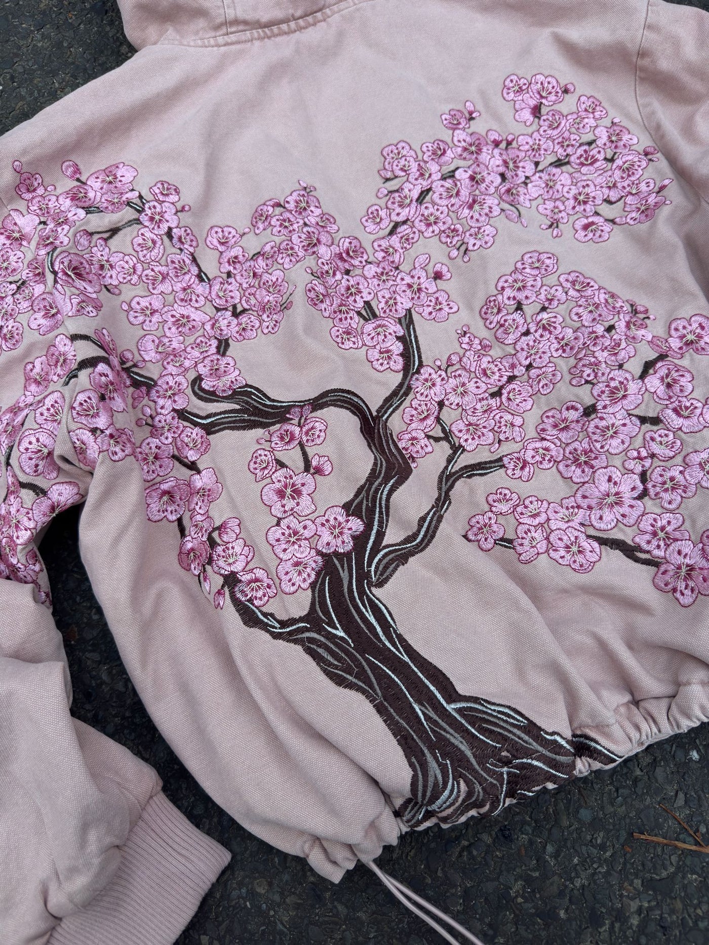 Cherry Blossom Embroidered Jacket