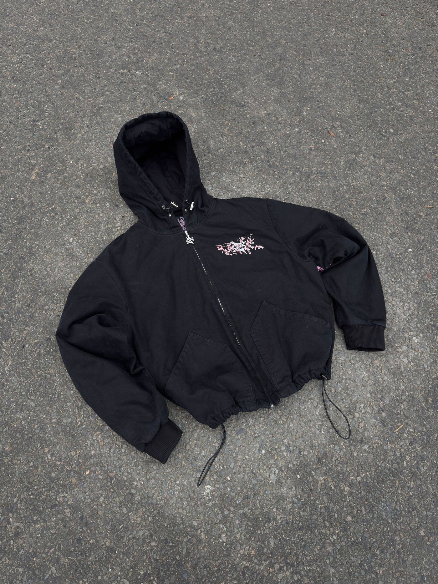 Cherry Blossom Embroidered Jacket