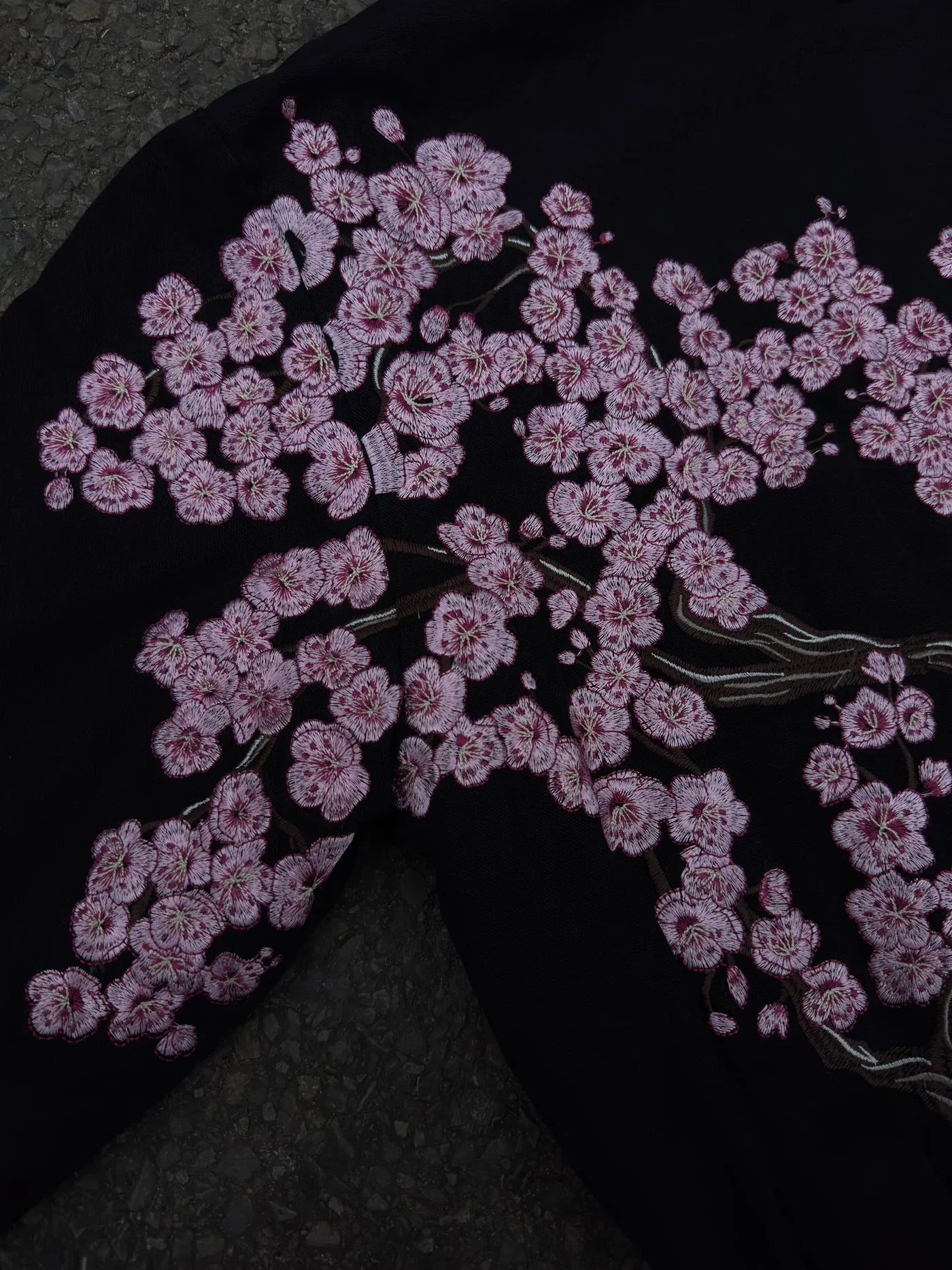 Cherry Blossom Embroidered Jacket