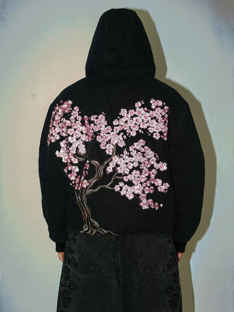 Cherry Blossom Embroidered Jacket
